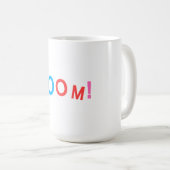 Mug Typographie de bande dessinée BOOM! (Devant droit)