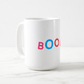 Mug Typographie de bande dessinée BOOM! (Devant gauche)