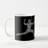 Mug Typographie de baseball Mot Art (Gauche)