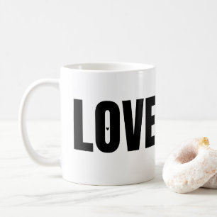 Mug Typographie de Black LOVE