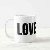 Mug Typographie de Black LOVE (Gauche)