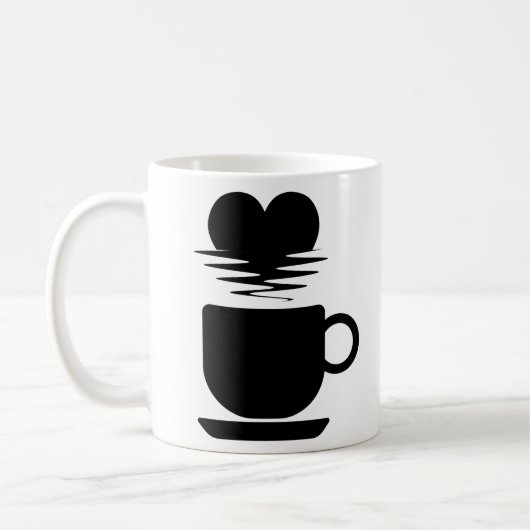 Mug Typographie de boisson moderne (Gauche)