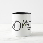 Mug Typographie de chat Miaou (Centre)
