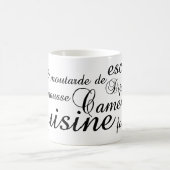 Mug Typographie de ~ de haute cuisine (Centre)