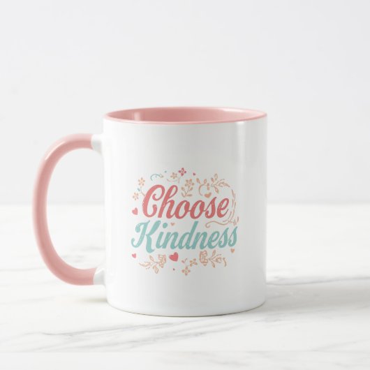 Mug Typographie de douce gentillesse (Gauche)