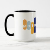 Mug Typographie de la maternité première fois maman (Gauche)