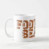 Mug Typographie de la saison de football (Gauche)