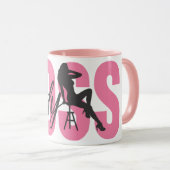 Mug Typographie de Lady Boss (Devant droit)