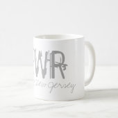 Mug Typographie de l'aéroport EWR Newark (Devant droit)