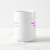 Mug Typographie de l'amour du café parental (Centre)