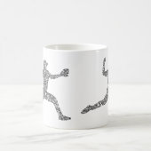 Mug Typographie de l'art Word du baseball (Centre)