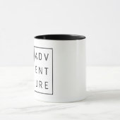 Mug Typographie de l'aventure (Centre)