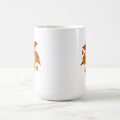 Mug Typographie de l'humeur d'automne maple feuille ca (Centre)