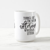 Mug Typographie de l'Humour après-midi (Devant droit)