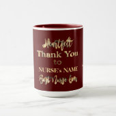Mug Typographie de l'Merci du coeur (Centre)