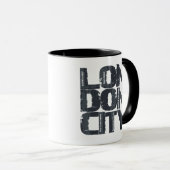 Mug Typographie de Londres, Angleterre (Devant droit)