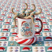 Mug Typographie de Noël Côtière C'est la Saison de la