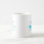 Mug Typographie de Noël côtière Coquillages (Centre)