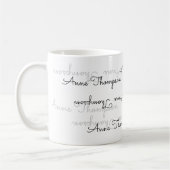 Mug typographie de nom élégante (Gauche)