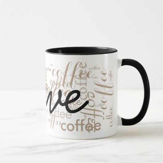 Mug typographie de nom personnalisé (Droite)