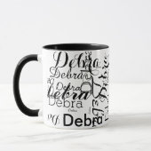 Mug Typographie de nom personnalisée (Gauche)