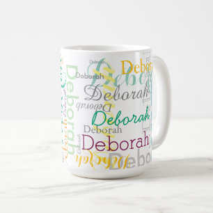 Mug Typographie de nom personnalisée cool