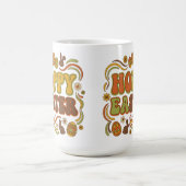 Mug Typographie de Pâques Hoppy Rétro 70 (Centre)