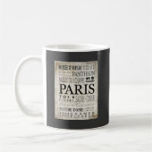 Mug Typographie de Paris - style de souterrain (Gauche)