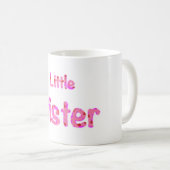 Mug Typographie de petite soeur (Devant droit)