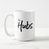 Mug Typographie de script de brosse moderne Hubs (Gauche)