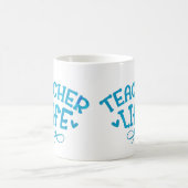 MUG TYPOGRAPHIE DE VIE DE L'ENSEIGNANT (Centre)