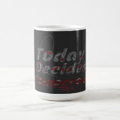 Mug Typographie Demain Commence Aujourd'hui (Centre)