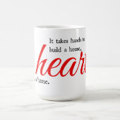 Mug Typographie des coeurs (Centre)