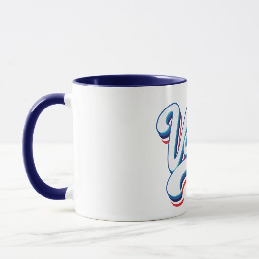 Mug Typographie des élections (Gauche)