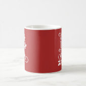 Mug Typographie des fêtes de décoration de salle (Centre)