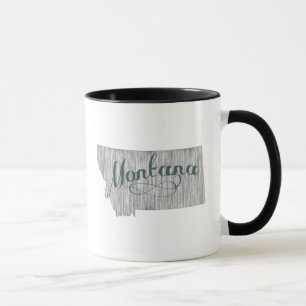 Mug Typographie d'état du Montana