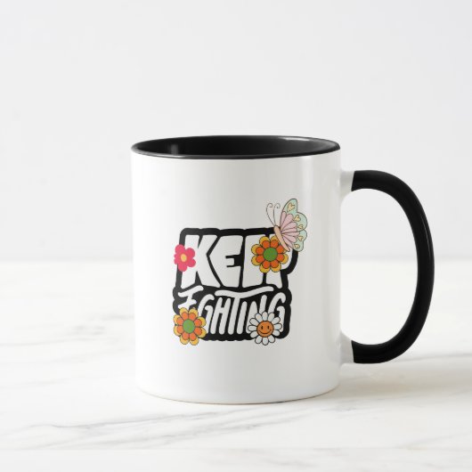 Mug Typographie d'illustration Good Vibes (Droite)