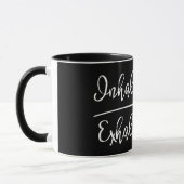 Mug Typographie d'Inhale Exhale (Gauche)