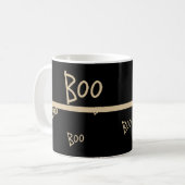 Mug Typographie du bol d'Halloween (Devant gauche)