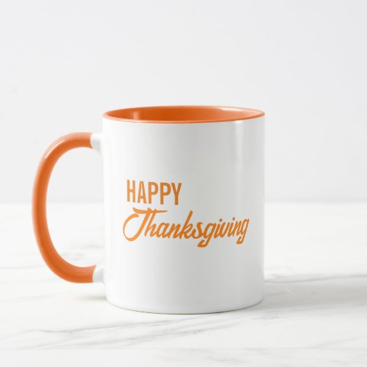 MUG TYPOGRAPHIE DU BON THANKSGIVING (Gauche)