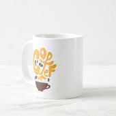 Mug Typographie du café (Devant gauche)