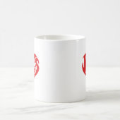 Mug Typographie du cœur de Jésus (Centre)