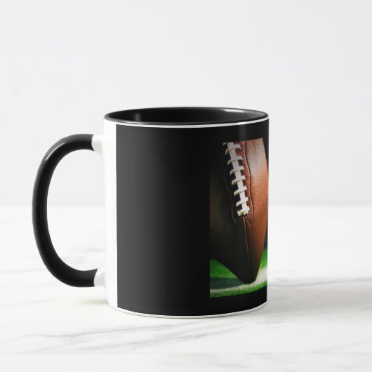 Mug Typographie du décrochage du football (Gauche)
