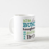 Mug Typographie du Joueur Bunco (Devant gauche)