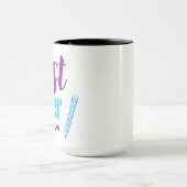 Mug Typographie du meilleur enseignant (Centre)