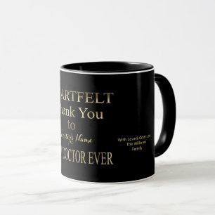 Mug Typographie du meilleur Merci de coeur