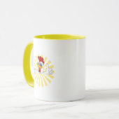 Mug Typographie du poulet frit (Devant gauche)