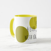 Mug Typographie élégante "4ever With You" (Devant gauche)