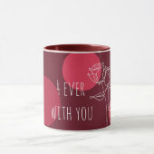 Mug Typographie élégante "4ever With You" (Centre)