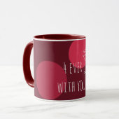 Mug Typographie élégante "4ever With You" (Devant gauche)